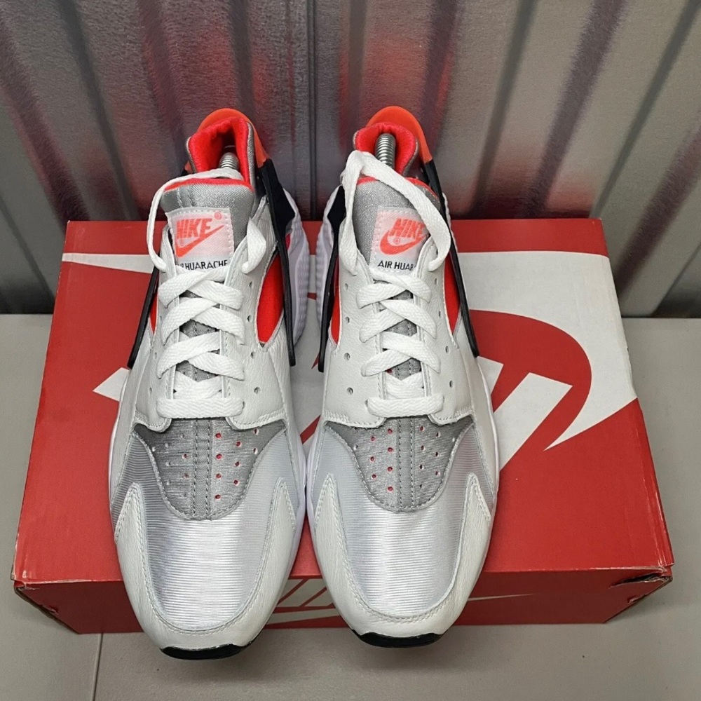 Nike Air Huarache Icons Infrared DX4259-100 Men’s Shoes NEW - Picture 4 of 5